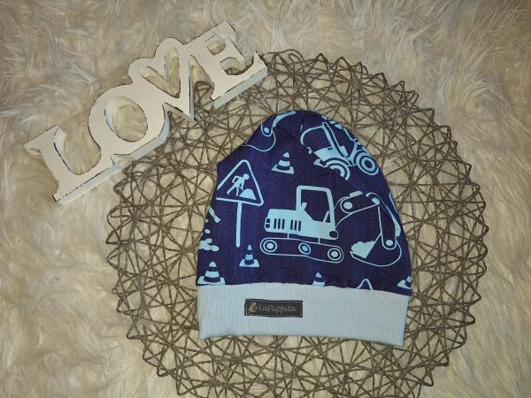 Beanie Kopfumfang 50-52cm "Baustelle"